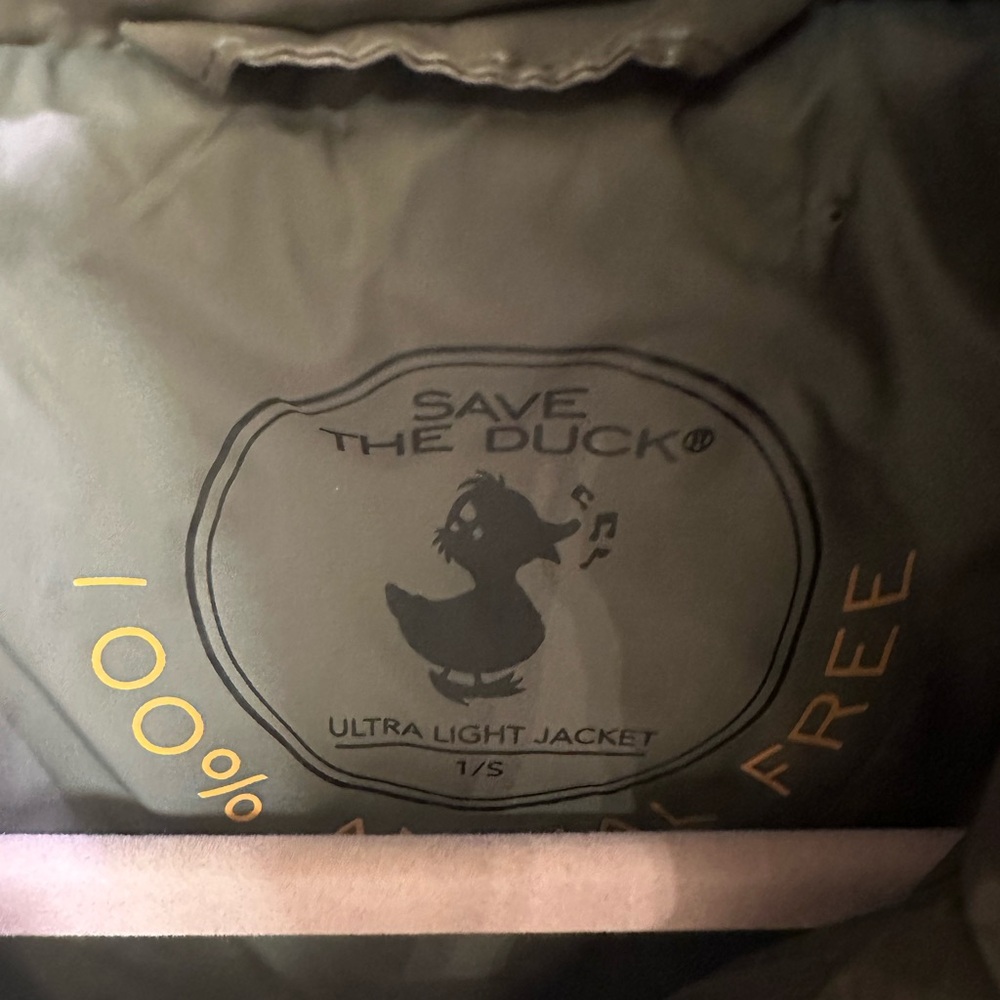 SAVE THE DUCK Brown Puffer Jacket - Picture 4 of 5